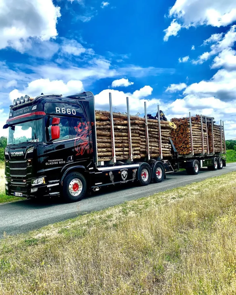 Transport Gladine Bois, votre entreprise de Transport de bois et de piquets, Achat | Vente bois de chauffage, Vente de granulés de bois et Transport Exceptionnel en porte char sur Castelsarrasin.